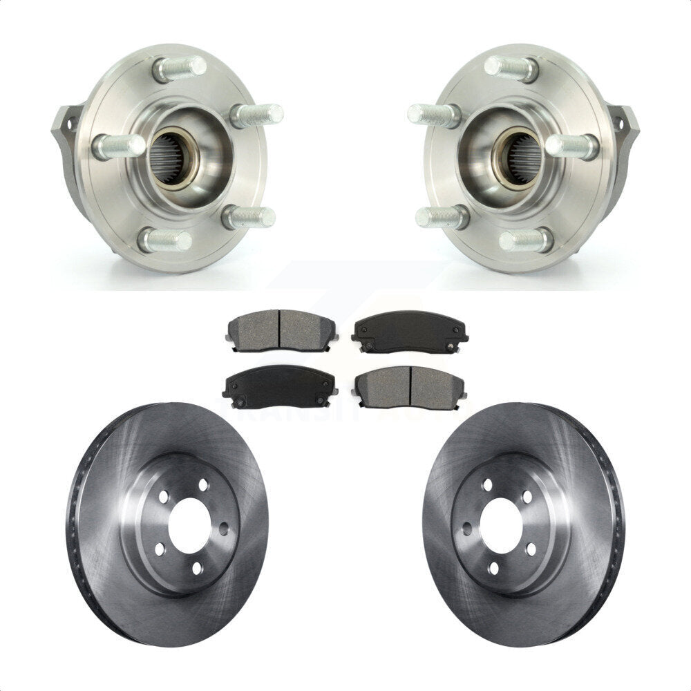 Transit Auto KBB-105645 Wheel Bearing and Hub Assembly for 2007-2023 Chrysler 300, Dodge Charger, Dodge Magnum - Front product image