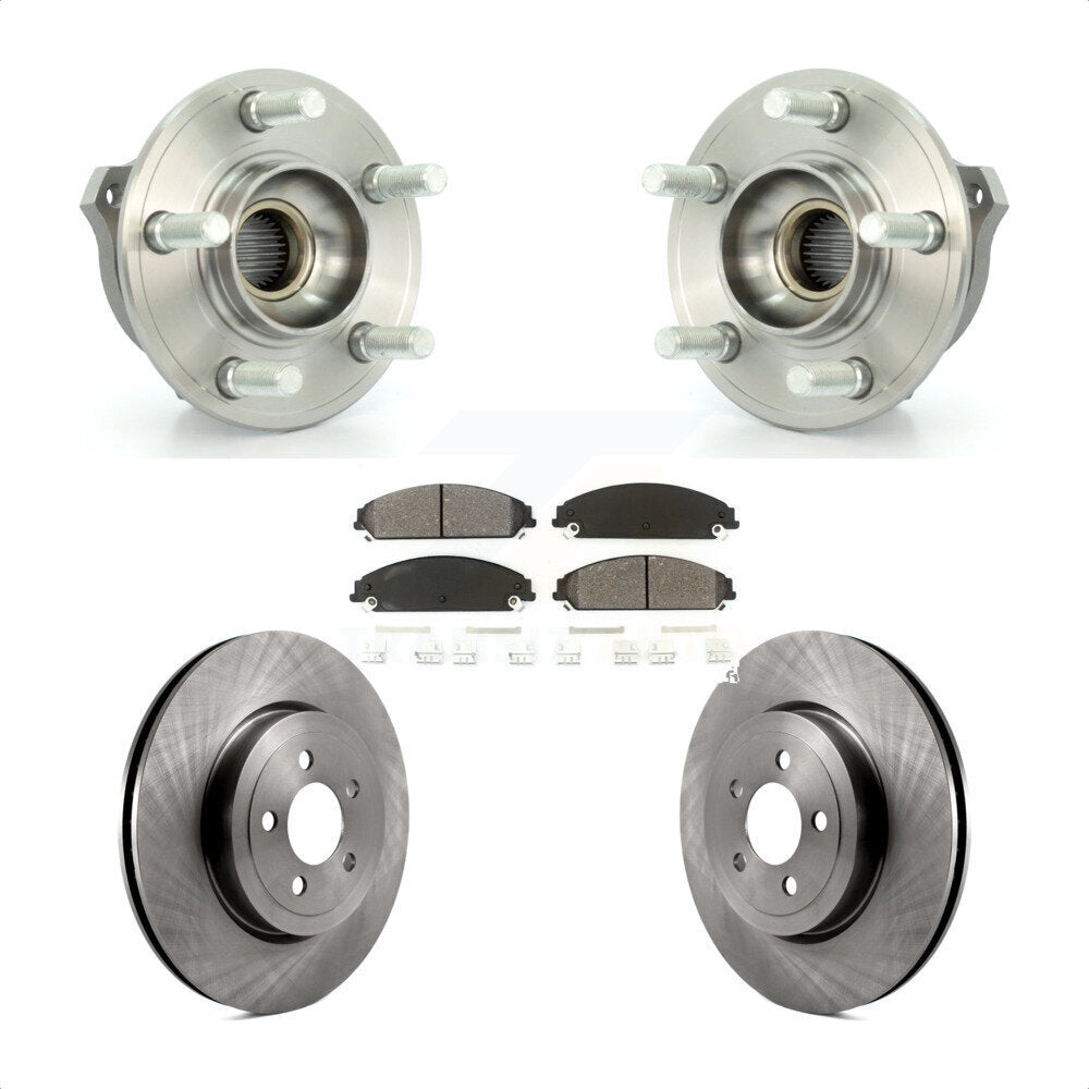 Transit Auto KBB-105646 Wheel Bearing and Hub Assembly for 2005-2023 Dodge Charger, Chrysler 300, Dodge Challenger & more - Front product image