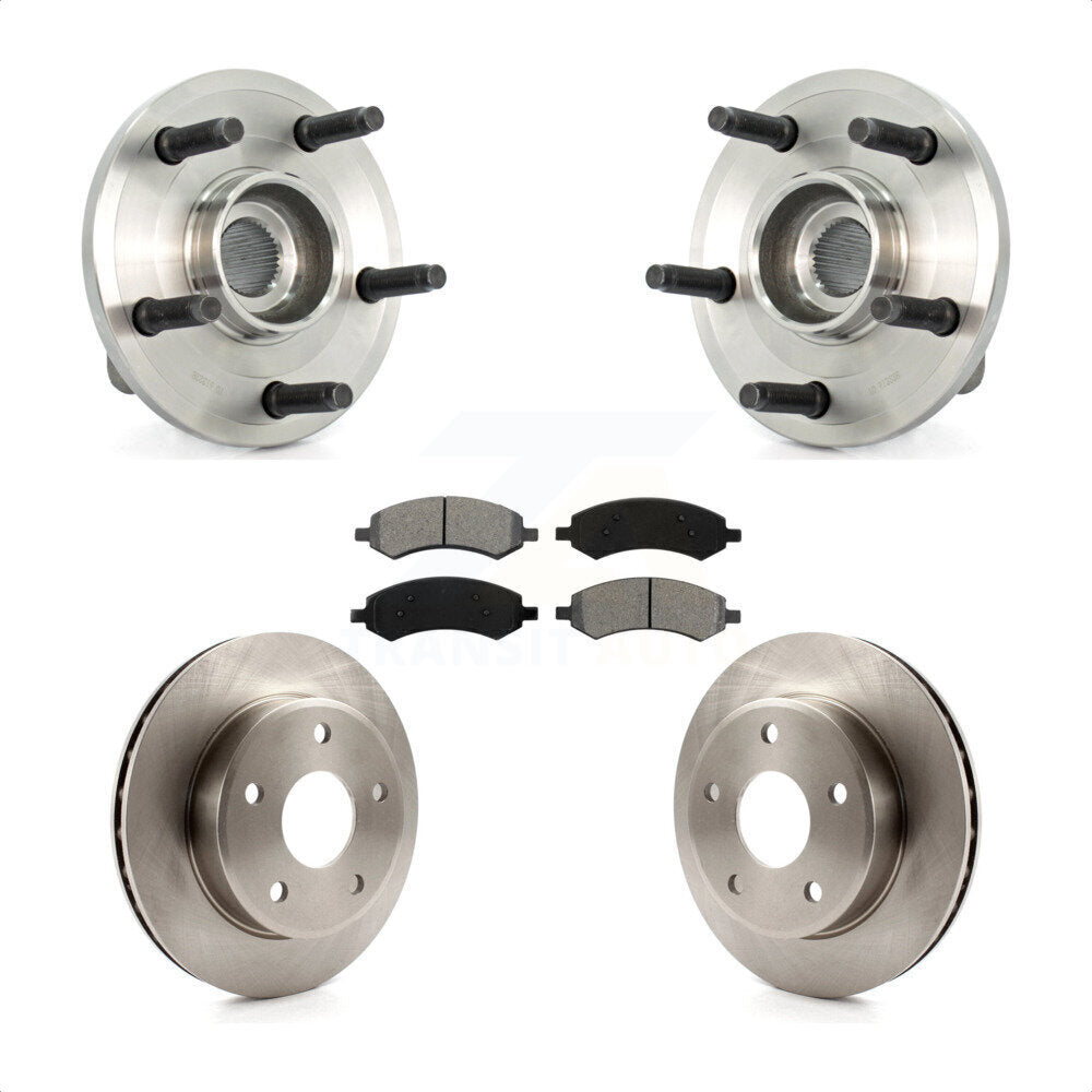 Transit Auto KBB-105649 Wheel Bearing and Hub Assembly for 2005-2010 Mitsubishi Raider, Dodge Dakota - Front product image