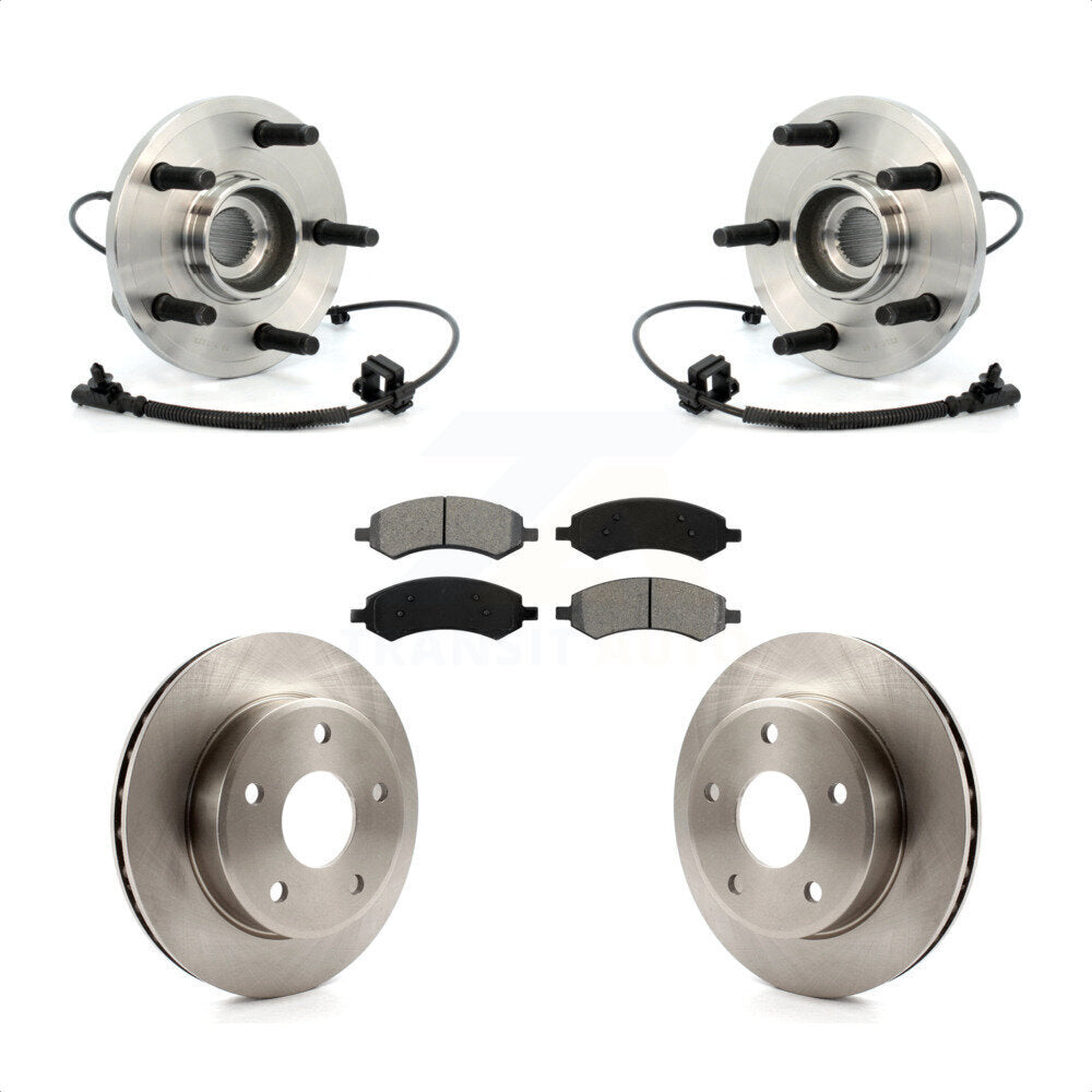 Transit Auto KBB-105650 Wheel Bearing and Hub Assembly for 2005-2011 Ram Dakota, Mitsubishi Raider, Dodge Dakota - Front product image