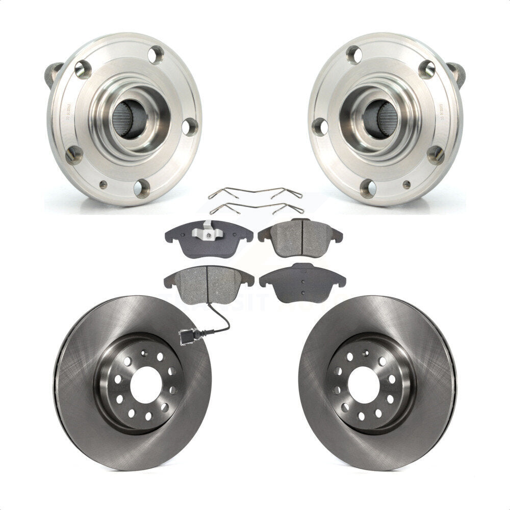 Transit Auto KBB-105666 Wheel Bearing and Hub Assembly for 2009-2020 Volkswagen Tiguan Limited, Audi Q3, Audi Q3 Quattro & more - Front product image