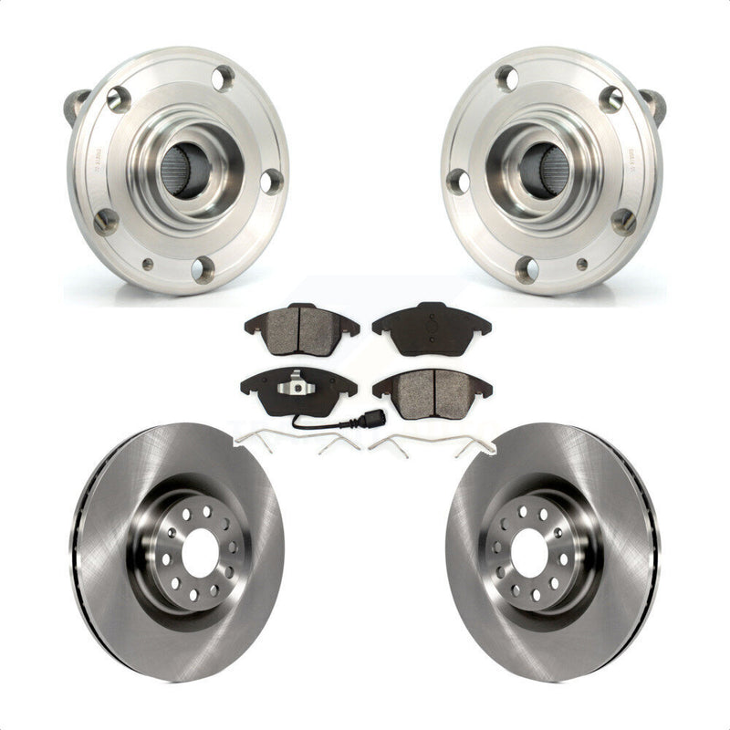 Transit Auto KBB-105668 Wheel Bearing and Hub Assembly for 2009-2013 Volkswagen GTI, Volkswagen CC, Audi A3 Quattro - Front product image