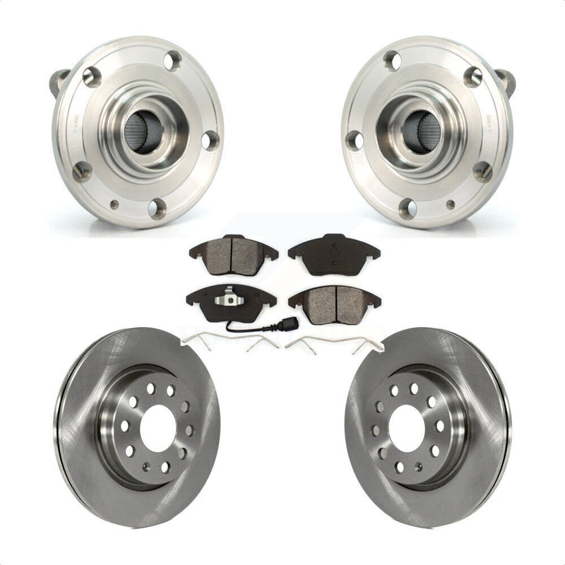 Transit Auto KBB-105669 Wheel Bearing and Hub Assembly for 2011-2013 Volkswagen GTI, Audi A3 Quattro - Front product image