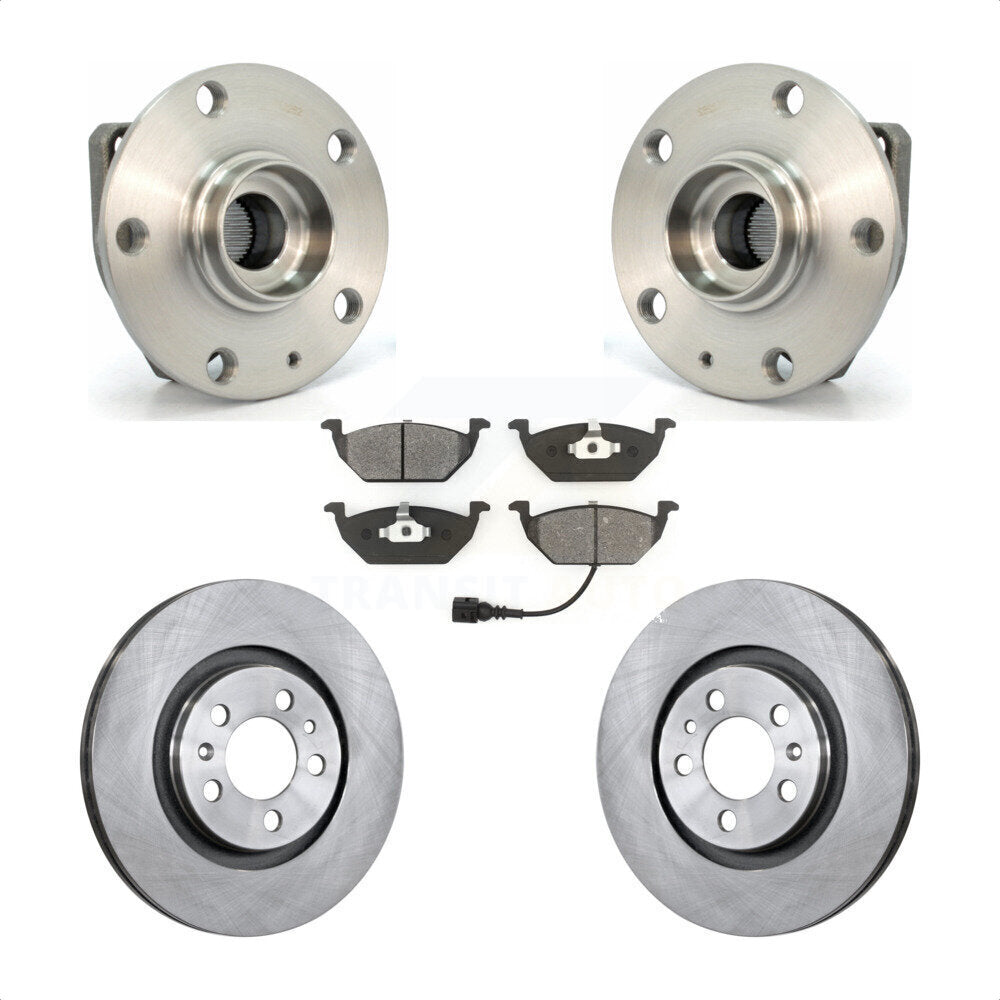 Transit Auto KBB-105686 Wheel Bearing and Hub Assembly for 2007-2010 Volkswagen Golf City - Front product image