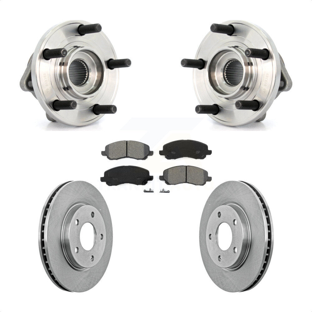 Transit Auto KBB-105692 Wheel Bearing and Hub Assembly for 2009 Dodge Caliber - Front product image
