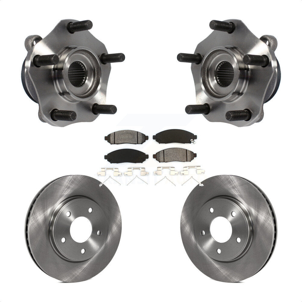 Transit Auto KBB-105839 Wheel Bearing and Hub Assembly for 2013-2021 Nissan NV200, Chevrolet City Express, Nissan LEAF - Front product image