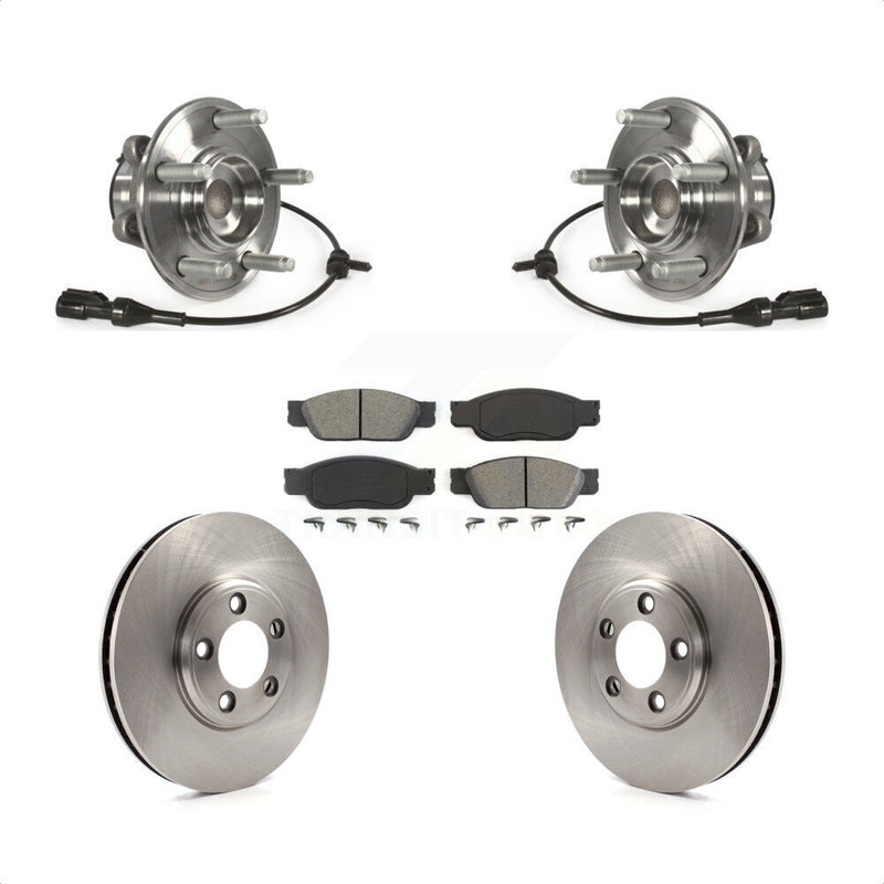 Transit Auto KBB-105843 Wheel Bearing and Hub Assembly for 2000-2006 Jaguar S-Type, Ford Thunderbird, Lincoln LS - Front product image