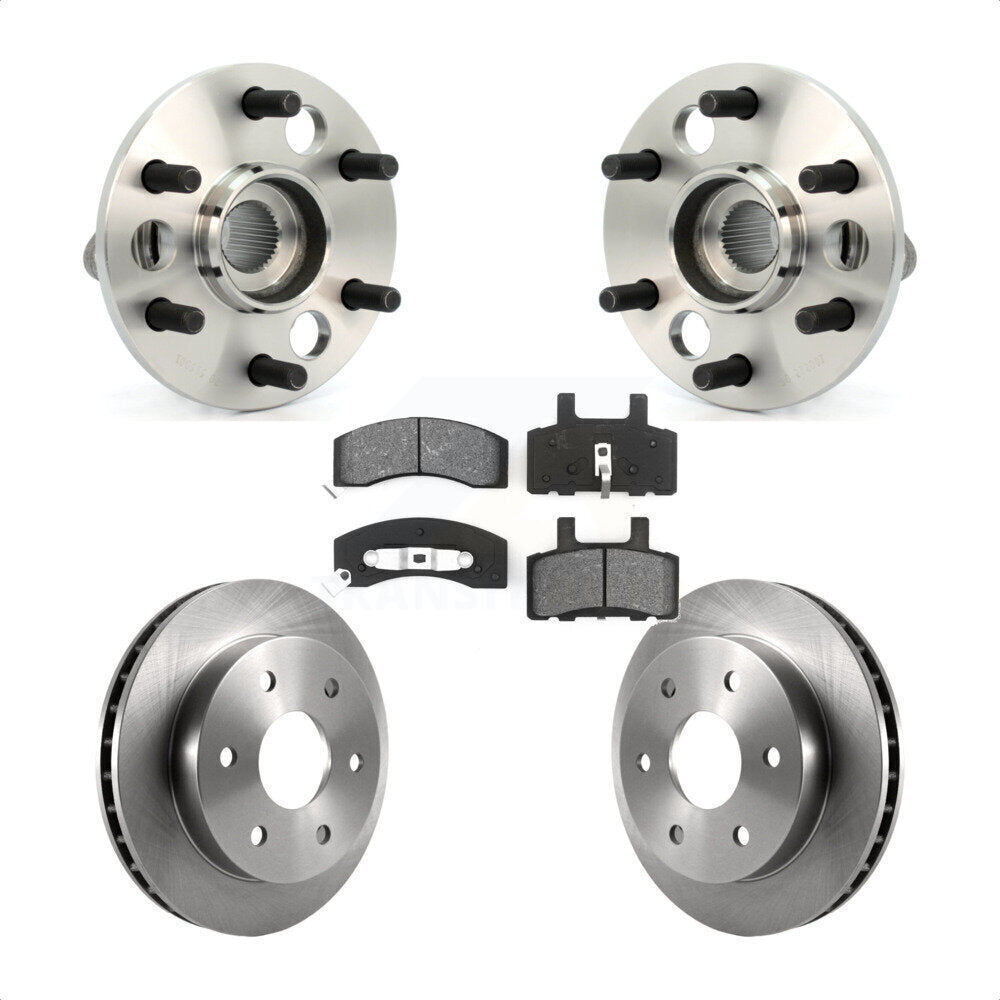 Transit Auto KBB-105858 Wheel Bearing and Hub Assembly for 1992-1994 Chevrolet K1500 Suburban, Chevrolet K2500 Suburban, GMC K2500 Suburban - Front product image