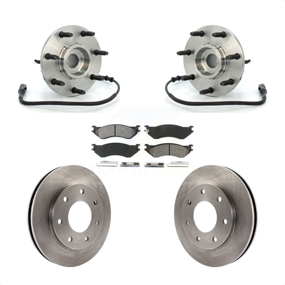 Transit Auto KBB-105882 Wheel Bearing and Hub Assembly for 1997-2004 Ford F-150 Heritage, Ford F-150, Ford F-250 - Front product image