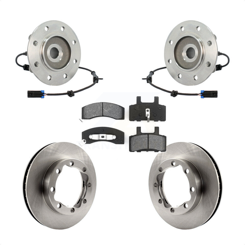 Transit Auto KBB-105899 Wheel Bearing and Hub Assembly for 1988-2000 Chevrolet K3500, Chevrolet Tahoe, Chevrolet K1500 Suburban & more - Front product image