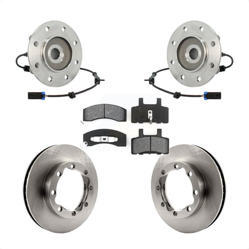 Transit Auto KBB-105899 Wheel Bearing and Hub Assembly for 1988-2000 Chevrolet K3500, Chevrolet Tahoe, Chevrolet K1500 Suburban & more - Front product image