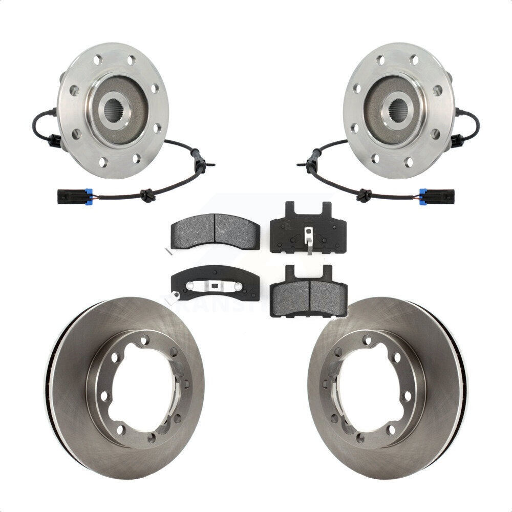 Transit Auto KBB-105900 Wheel Bearing and Hub Assembly for 1995-2000 Chevrolet K3500, GMC K3500 - Front product image