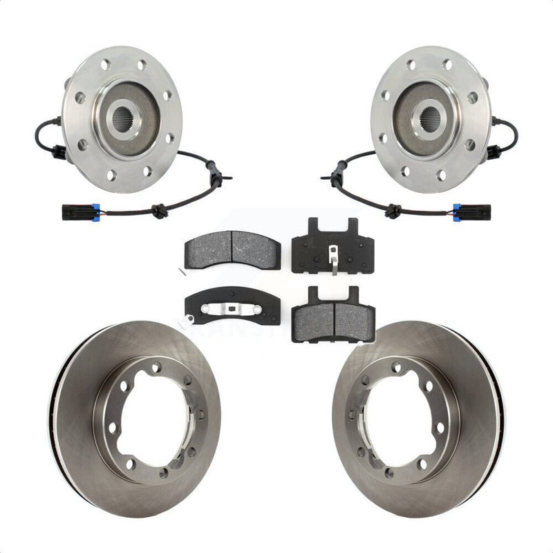 Transit Auto KBB-105900 Wheel Bearing and Hub Assembly for 1995-2000 Chevrolet K3500, GMC K3500 - Front product image