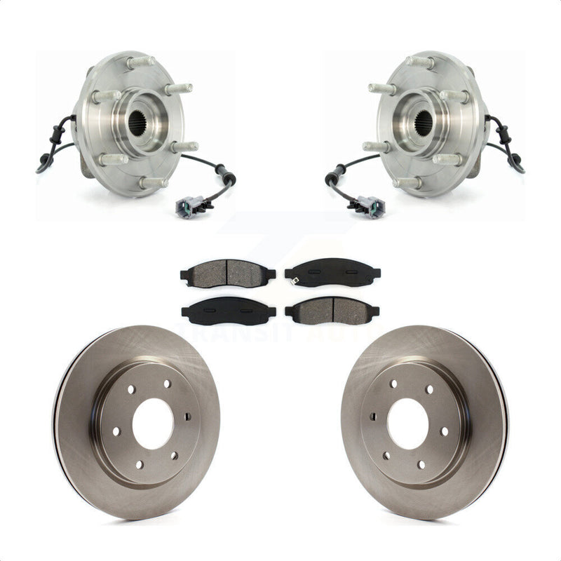 Transit Auto KBB-105938 Wheel Bearing and Hub Assembly for 2005-2007 Nissan TITAN, INFINITI QX56, Nissan Armada - Front product image