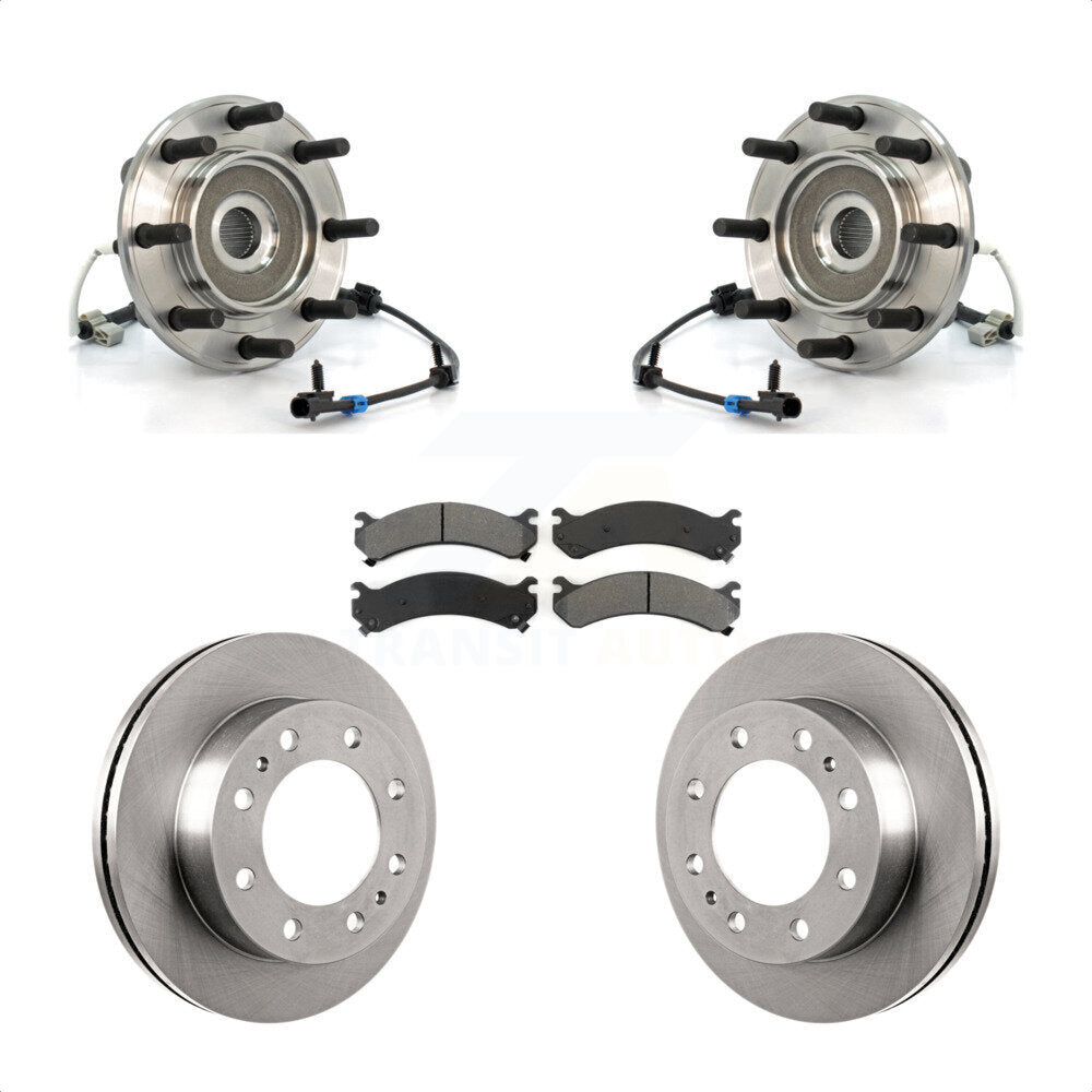 Transit Auto KBB-105963 Wheel Bearing and Hub Assembly for 2001-2007 GMC Sierra 3500 Classic, Chevrolet Silverado 3500, GMC Sierra 3500 - Front product image