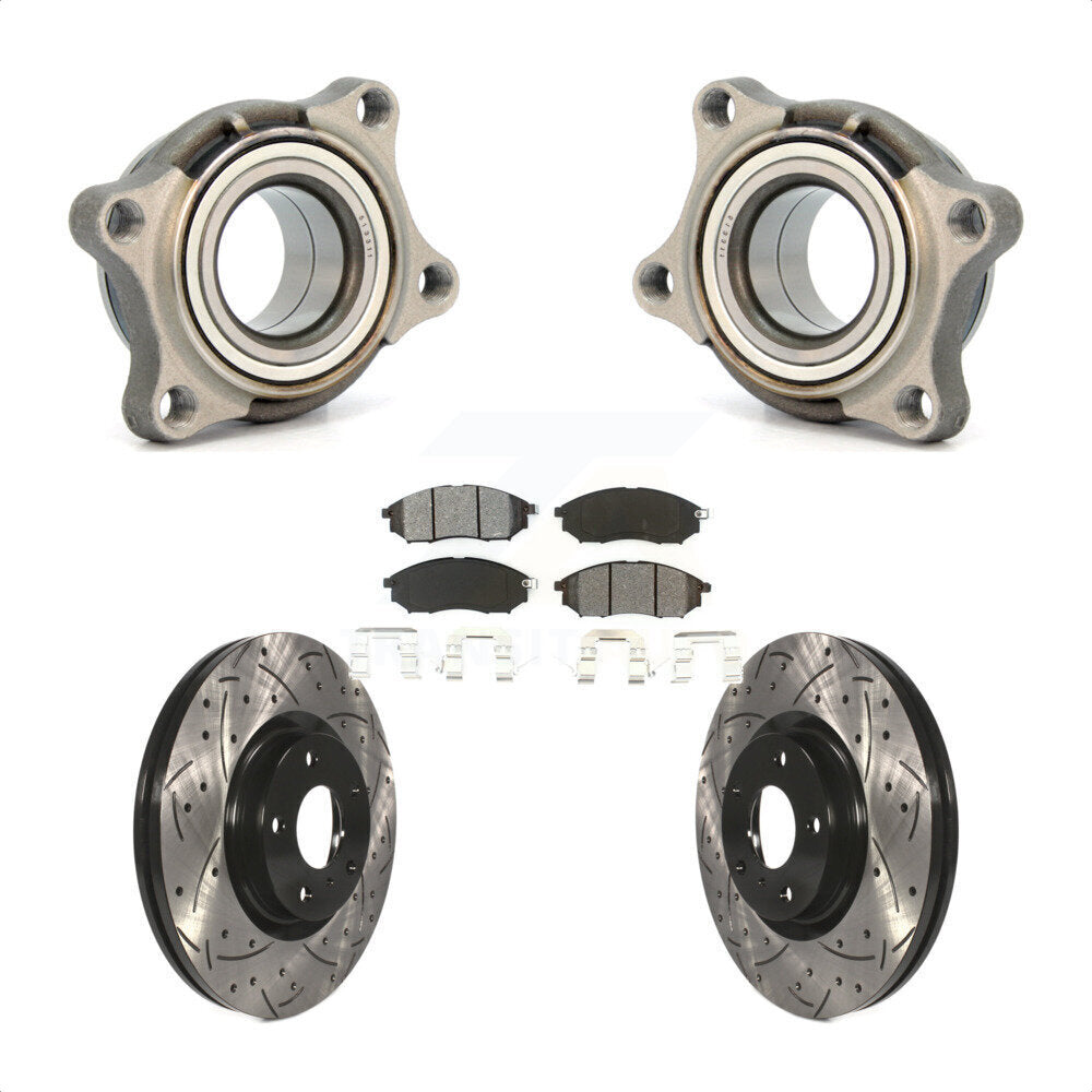 Transit Auto KBB-106059 Wheel Bearing Assembly for 2006 INFINITI G35 - Front product image