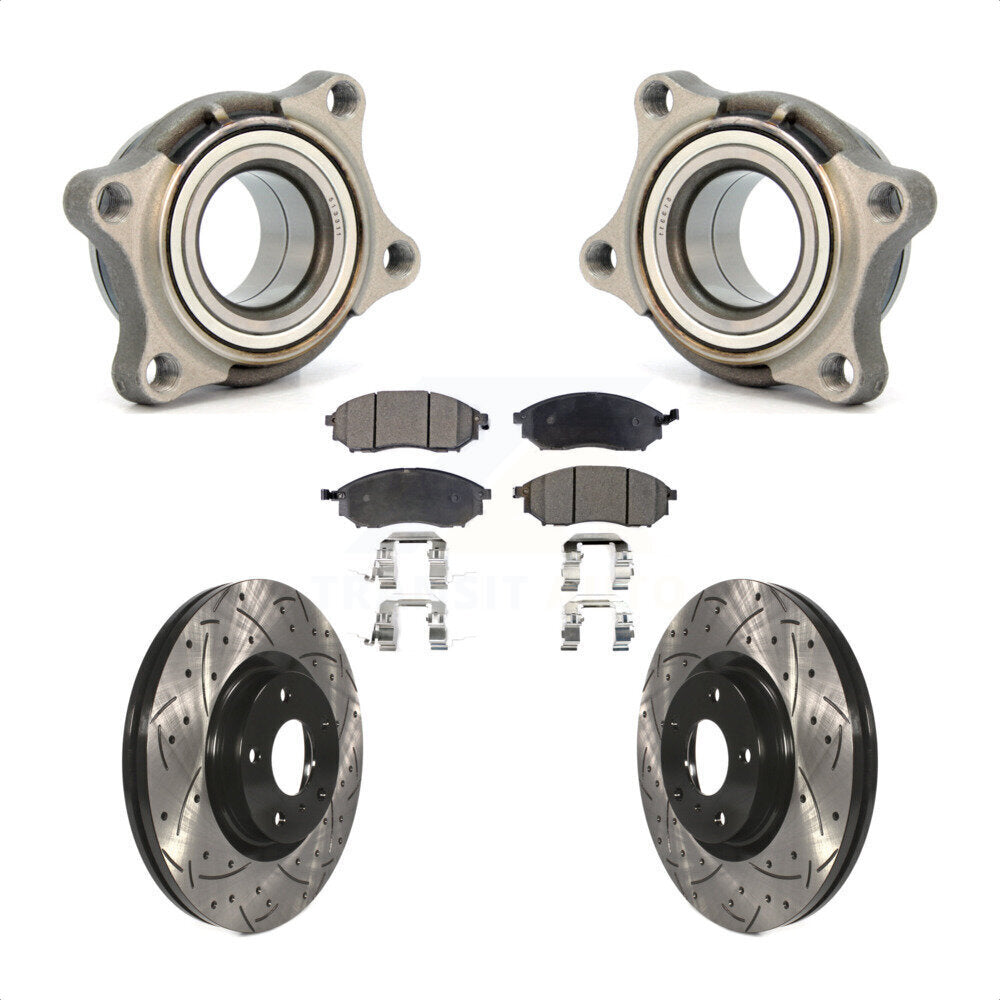 Transit Auto KBB-106063 Wheel Bearing Assembly for 2006 INFINITI G35 - Front product image