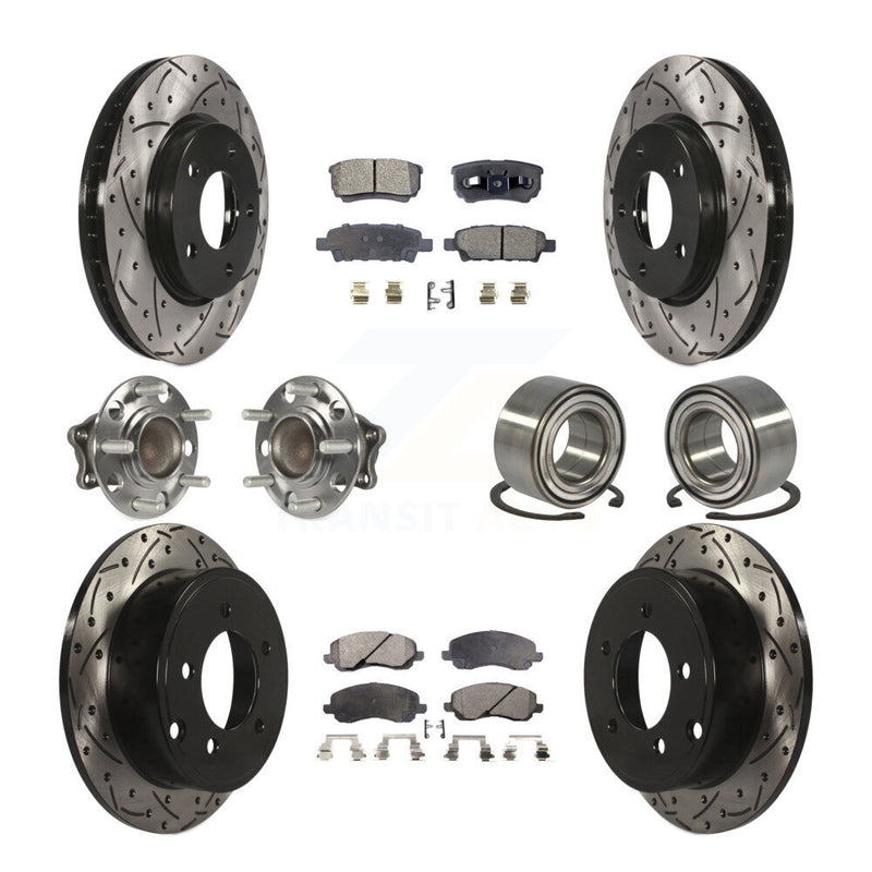 Transit Auto KBB-107346 Wheel Bearing for 2008-2009 Mitsubishi Lancer - Front and Rear product image