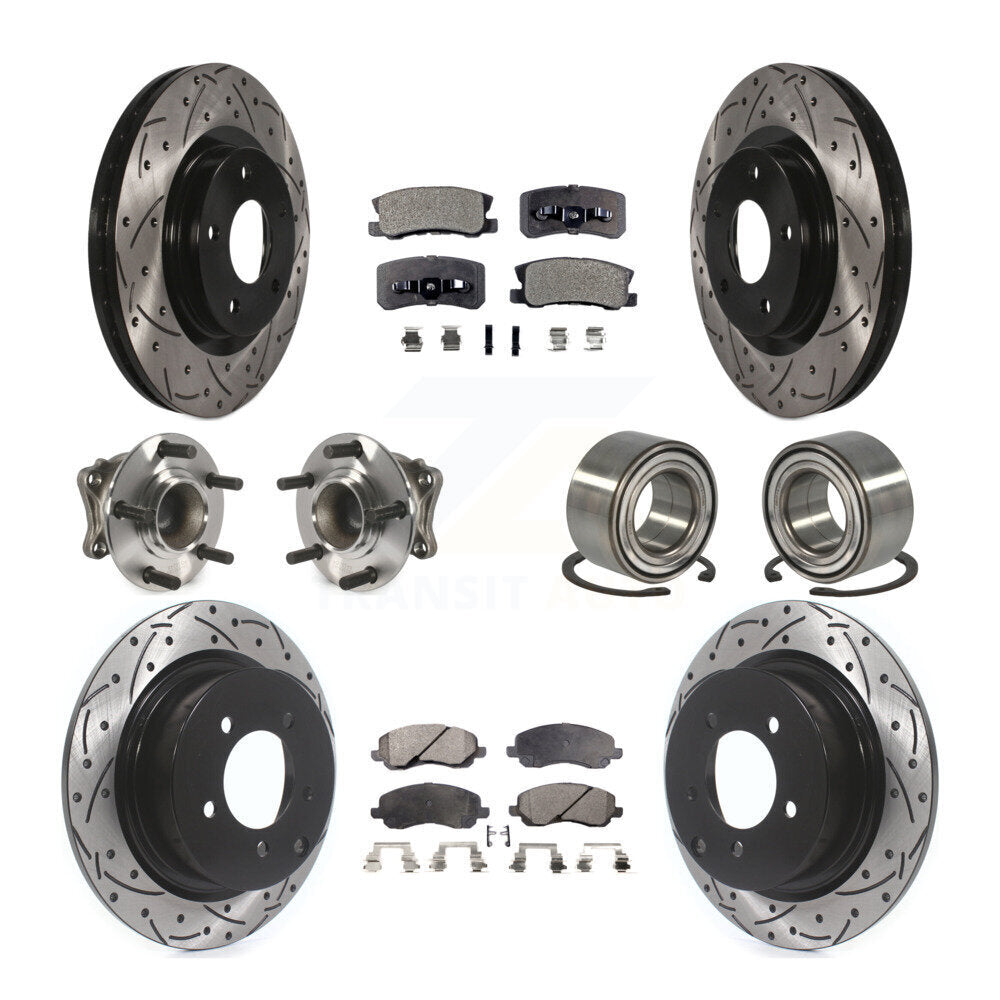 Transit Auto KBB-107347 Wheel Bearing for 2008-2013 Mitsubishi Outlander - Front and Rear product image