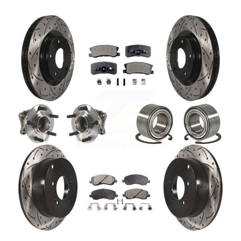 Transit Auto KBB-107348 Wheel Bearing for 2007-2013 Mitsubishi Outlander - Front and Rear product image