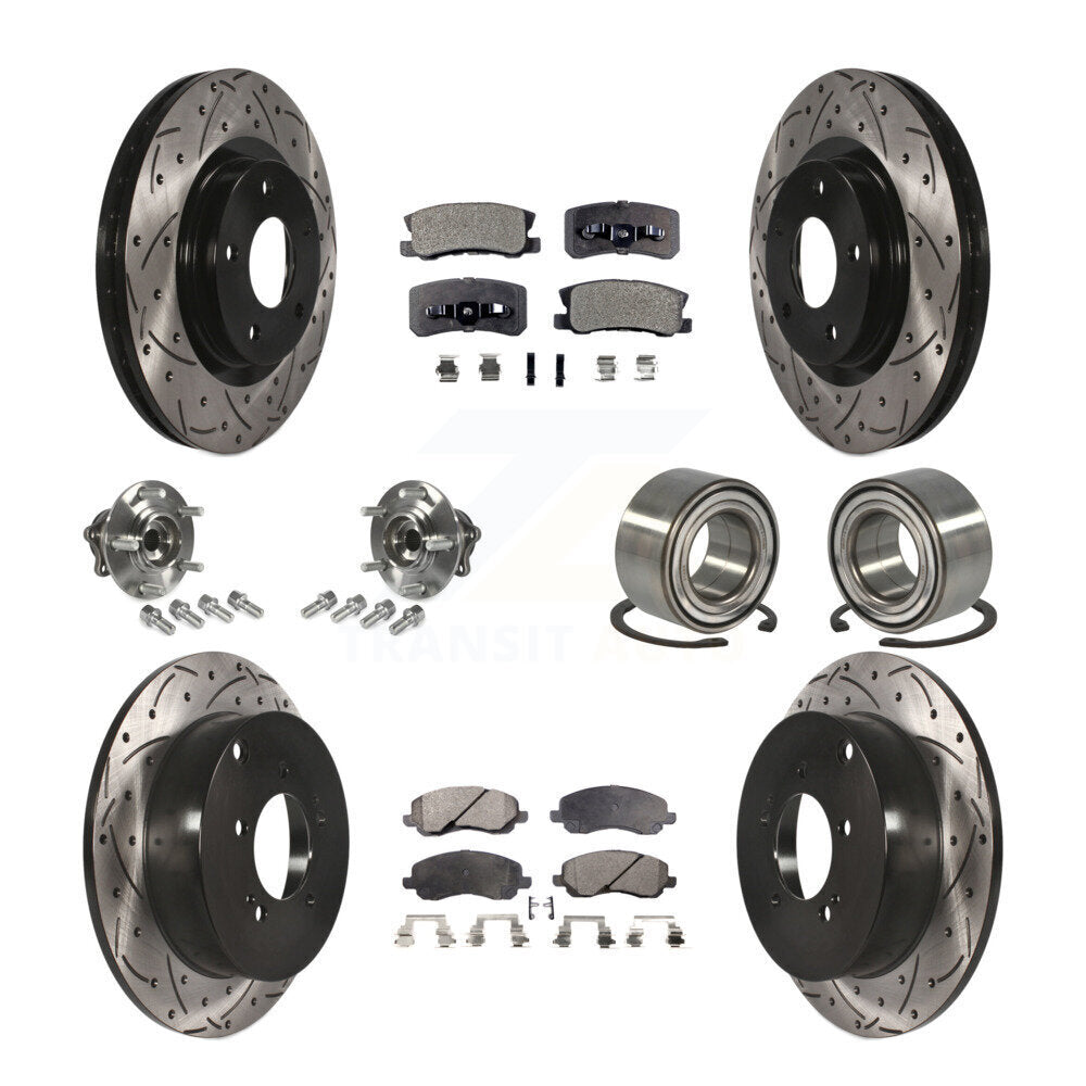 Transit Auto KBB-107351 Wheel Bearing for 2007-2013 Mitsubishi Outlander - Front and Rear product image
