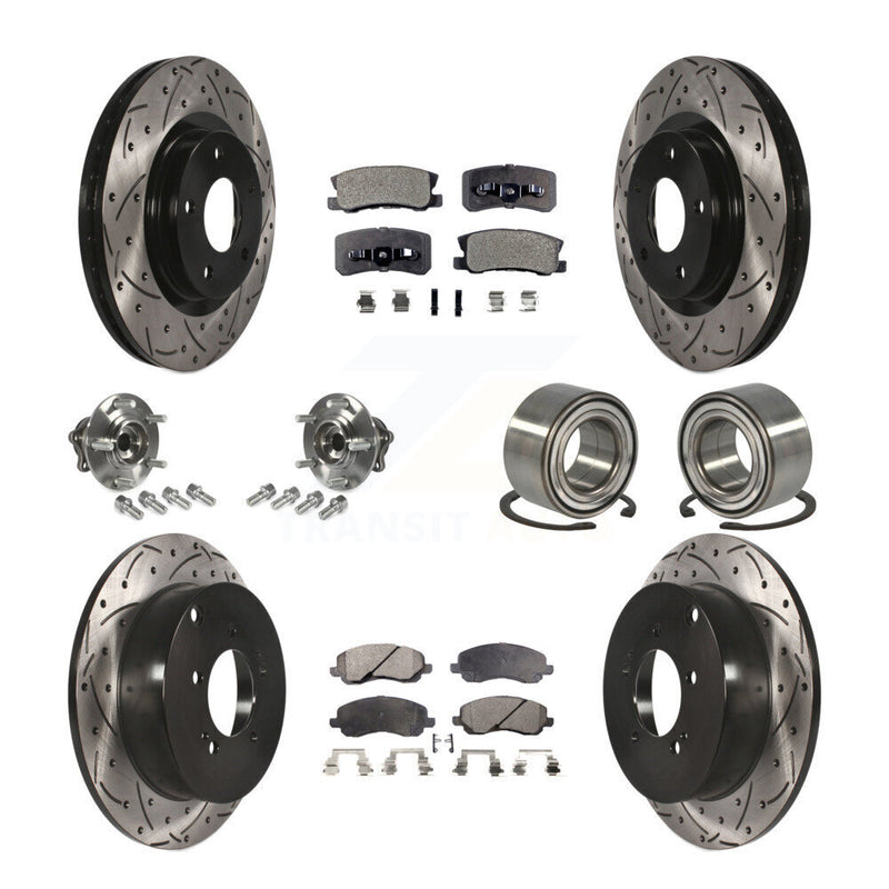 Transit Auto KBB-107351 Wheel Bearing for 2007-2013 Mitsubishi Outlander - Front and Rear product image