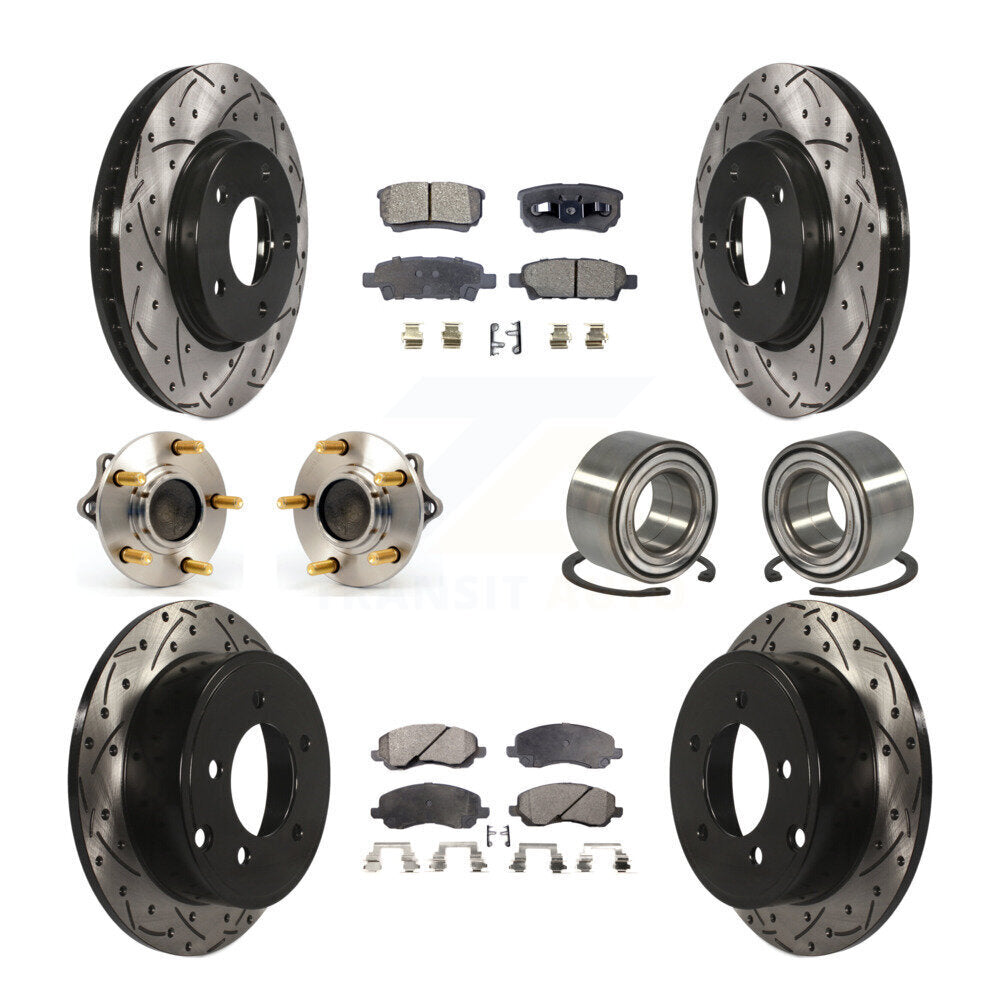 Transit Auto KBB-107355 Wheel Bearing for 2008-2016 Mitsubishi Lancer - Front and Rear product image
