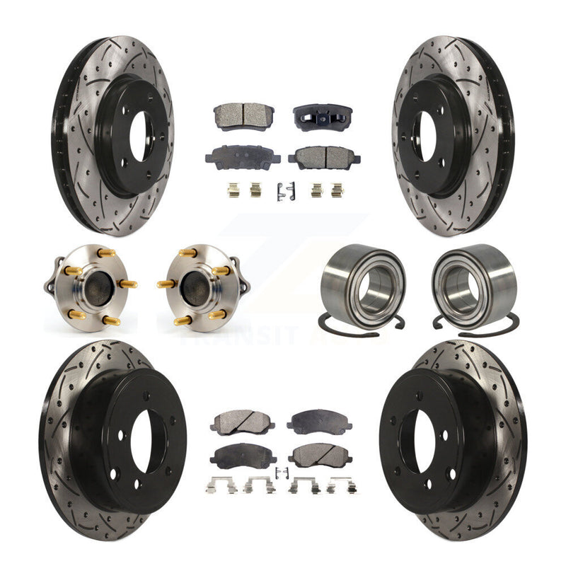 Transit Auto KBB-107355 Wheel Bearing for 2008-2016 Mitsubishi Lancer - Front and Rear product image