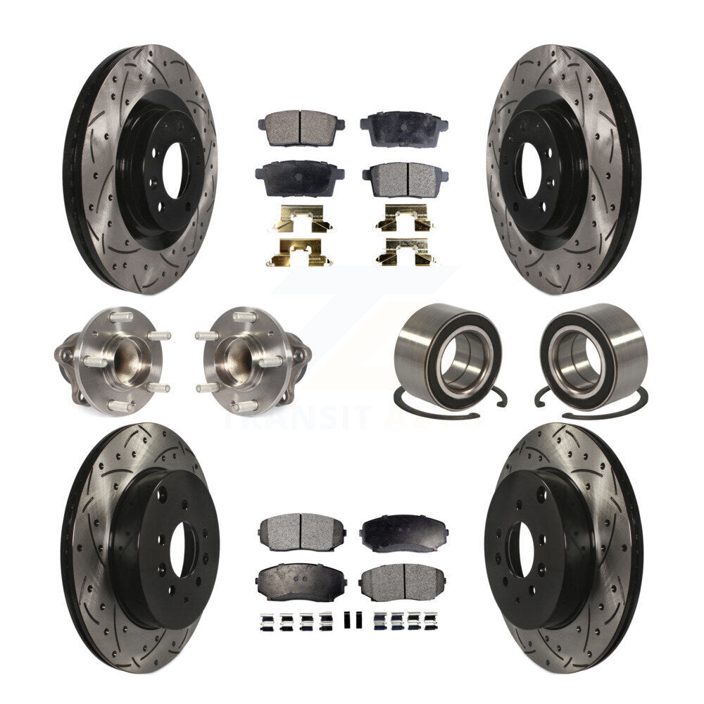 Transit Auto KBB-107376 Wheel Bearing for 2007-2015 Mazda CX-9 - Front and Rear product image