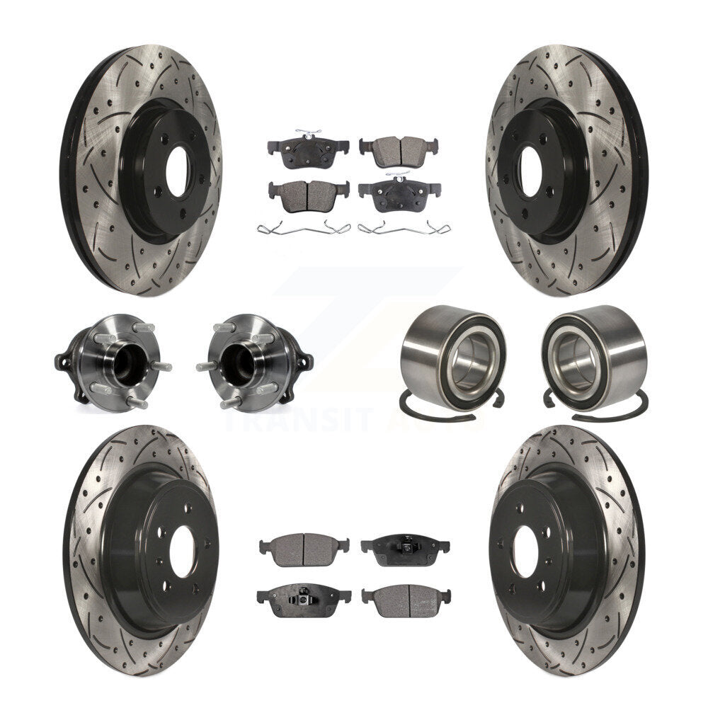 Transit Auto KBB-107393 Wheel Bearing for 2017-2019 Lincoln MKC, Ford Escape - Front and Rear product image