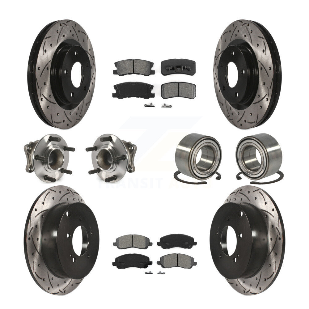 Transit Auto KBB-107447 Wheel Bearing for 2007-2013 Mitsubishi Outlander - Front and Rear product image