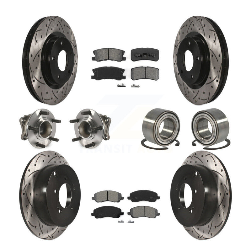 Transit Auto KBB-107447 Wheel Bearing for 2007-2013 Mitsubishi Outlander - Front and Rear product image