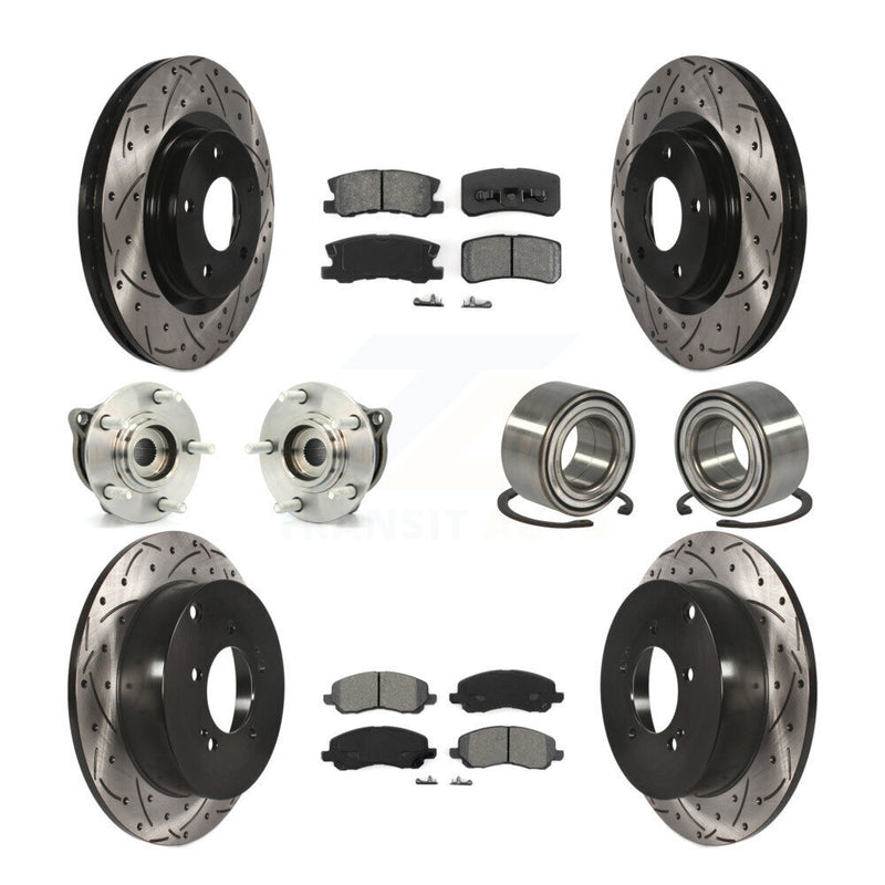 Transit Auto KBB-107452 Wheel Bearing for 2007-2013 Mitsubishi Outlander - Front and Rear product image