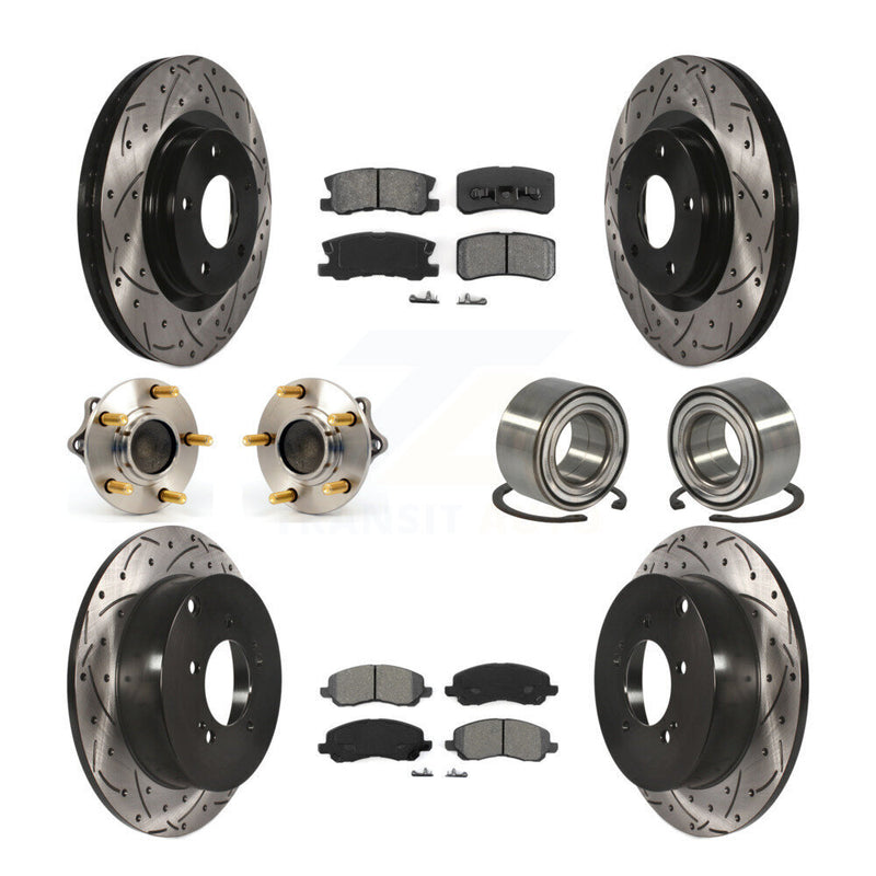 Transit Auto KBB-107457 Wheel Bearing for 2008-2013 Mitsubishi Outlander - Front and Rear product image