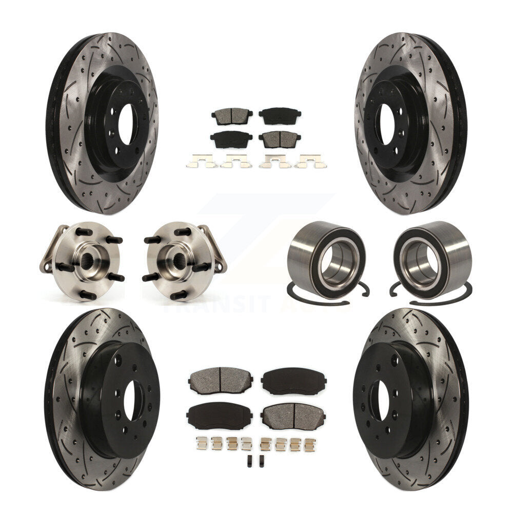 Transit Auto KBB-107468 Wheel Bearing for 2007-2015 Mazda CX-9 - Front and Rear product image