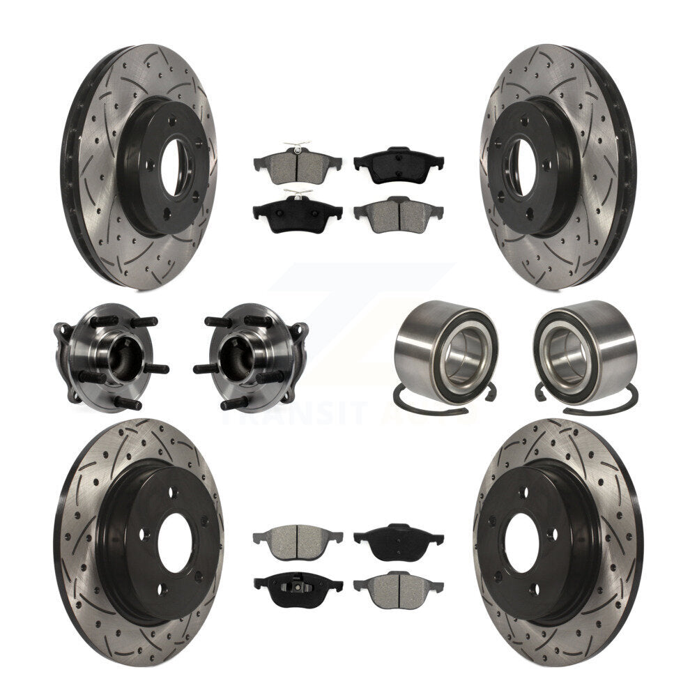 Transit Auto KBB-107477 Wheel Bearing for 2012-2018 Ford Focus - Front and Rear product image