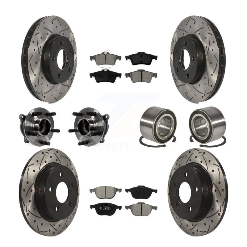 Transit Auto KBB-107477 Wheel Bearing for 2012-2018 Ford Focus - Front and Rear product image