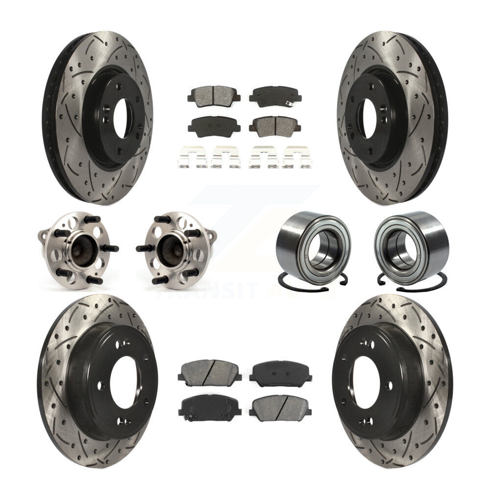Transit Auto KBB-107480 Wheel Bearing for 2013-2015 Hyundai Veloster - Front and Rear product image