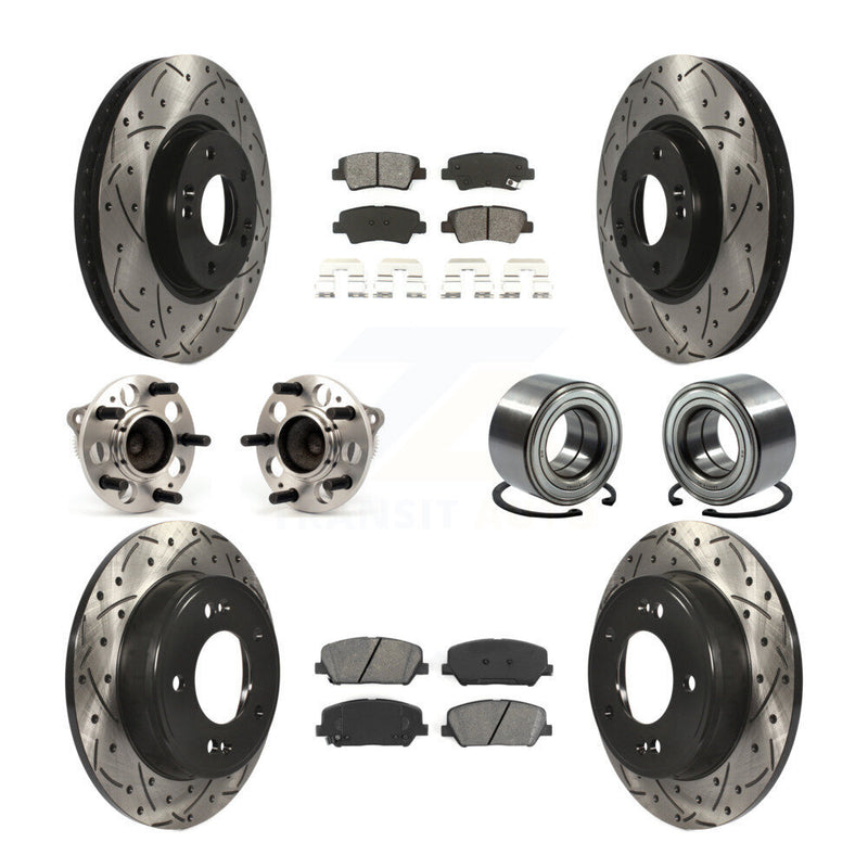 Transit Auto KBB-107480 Wheel Bearing for 2013-2015 Hyundai Veloster - Front and Rear product image