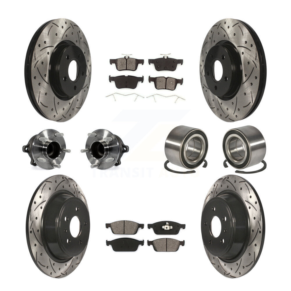 Transit Auto KBB-107486 Wheel Bearing for 2017-2019 Lincoln MKC, Ford Escape - Front and Rear product image