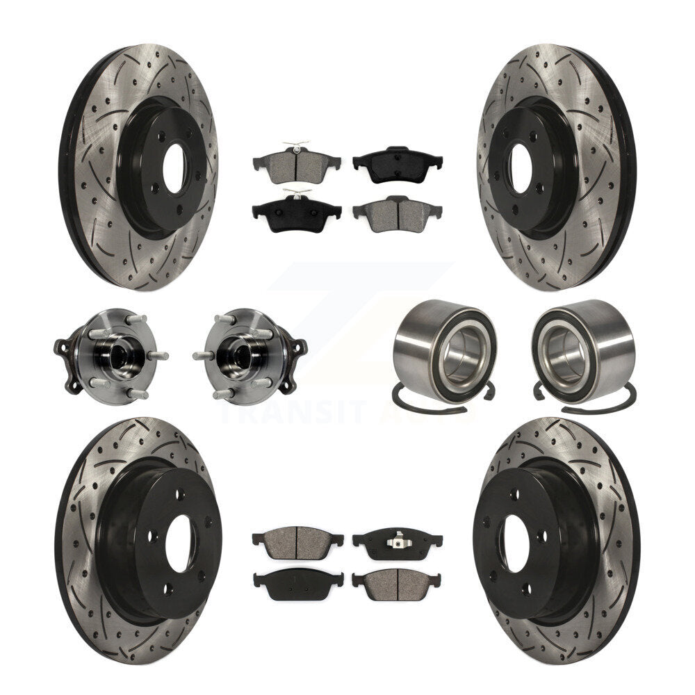 Transit Auto KBB-107489 Wheel Bearing for 2013-2016 Ford Escape - Front and Rear product image