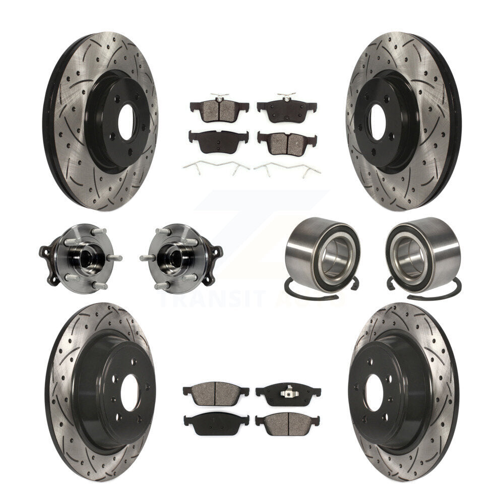 Transit Auto KBB-107490 Wheel Bearing for 2017-2019 Lincoln MKC, Ford Escape - Front and Rear product image
