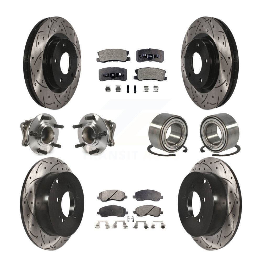 Transit Auto KBB-107537 Wheel Bearing for 2007-2013 Mitsubishi Outlander - Front and Rear product image