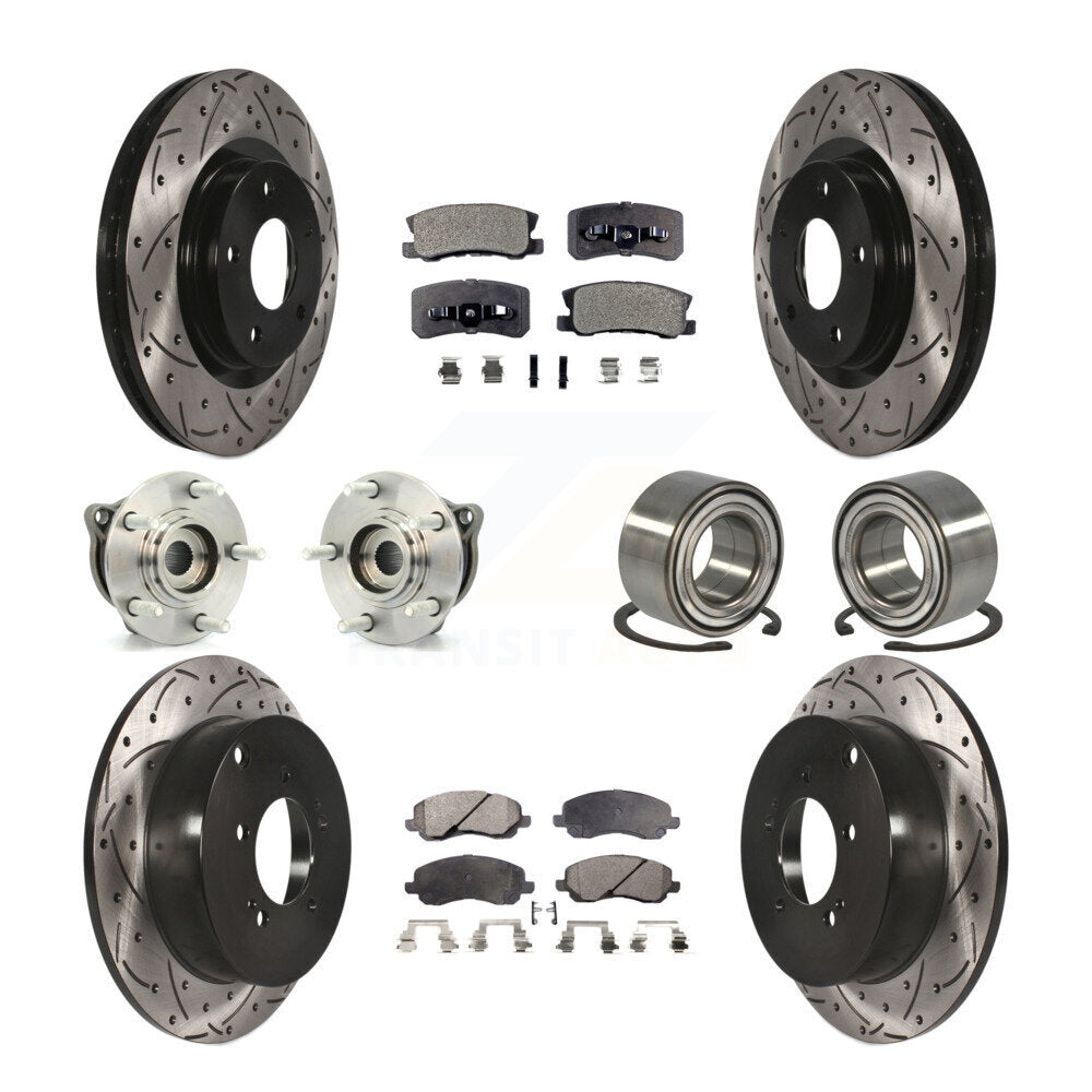 Transit Auto KBB-107542 Wheel Bearing for 2007-2013 Mitsubishi Outlander - Front and Rear product image