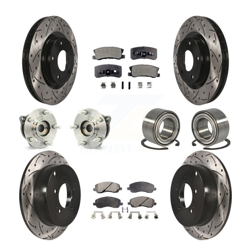 Transit Auto KBB-107542 Wheel Bearing for 2007-2013 Mitsubishi Outlander - Front and Rear product image
