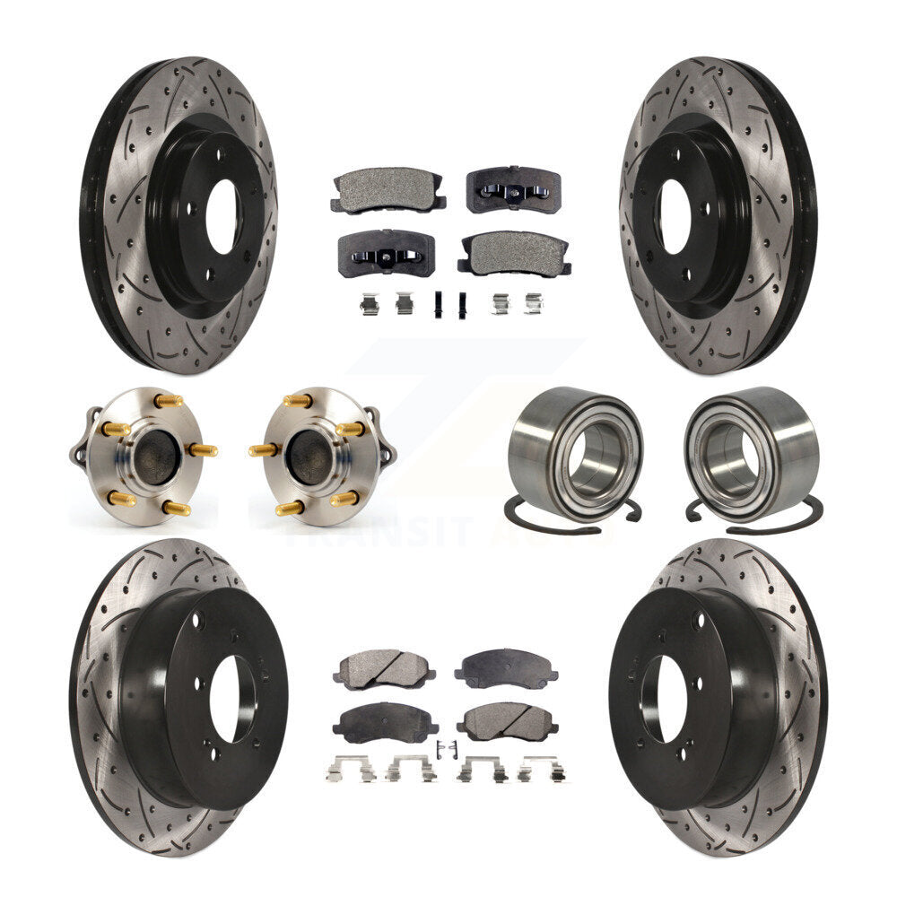 Transit Auto KBB-107547 Wheel Bearing for 2008-2013 Mitsubishi Outlander - Front and Rear product image
