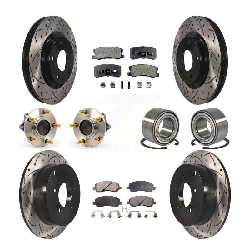 Transit Auto KBB-107547 Wheel Bearing for 2008-2013 Mitsubishi Outlander - Front and Rear product image