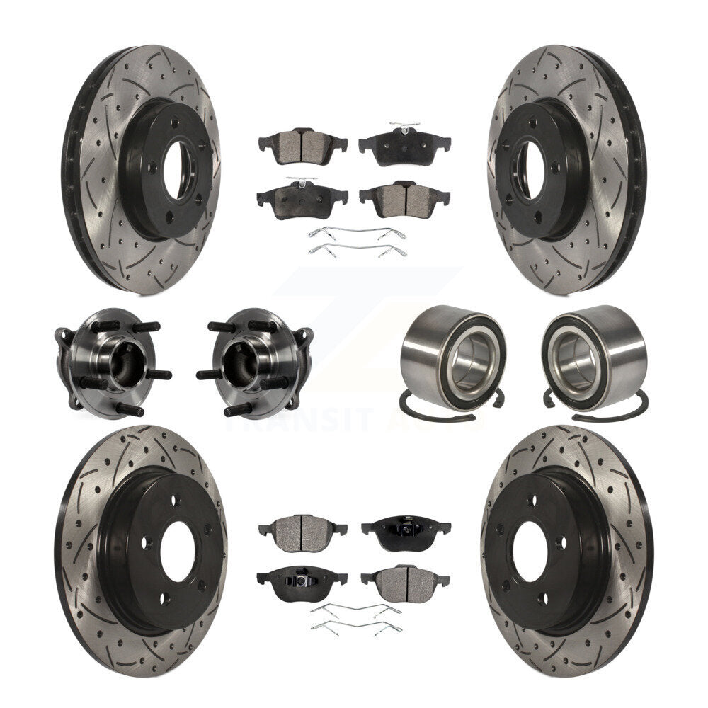 Transit Auto KBB-107567 Wheel Bearing for 2012-2018 Ford Focus - Front and Rear product image