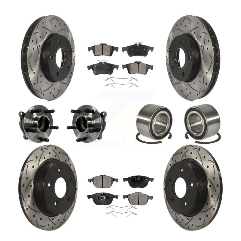 Transit Auto KBB-107567 Wheel Bearing for 2012-2018 Ford Focus - Front and Rear product image