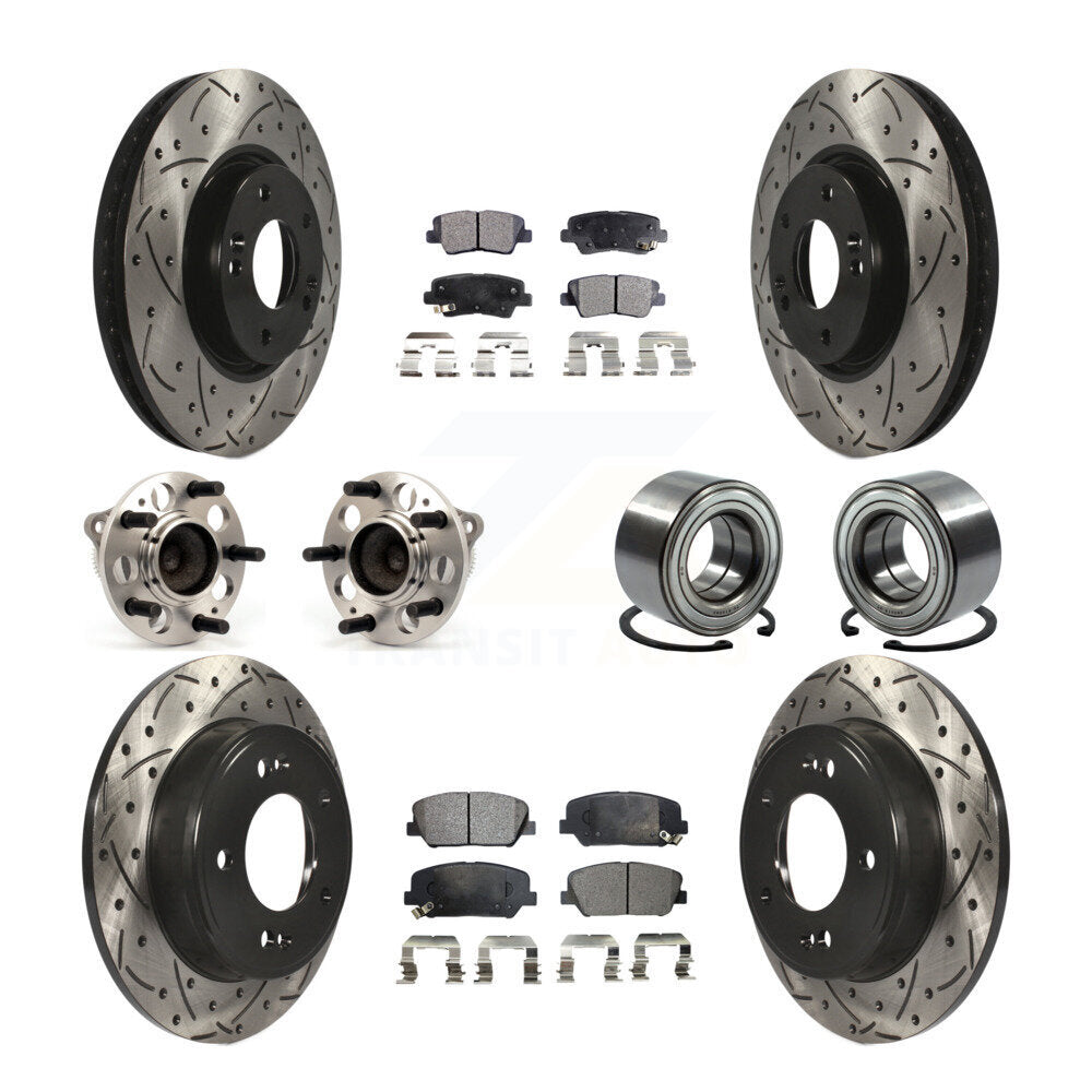 Transit Auto KBB-107571 Wheel Bearing for 2013-2015 Hyundai Veloster - Front and Rear product image